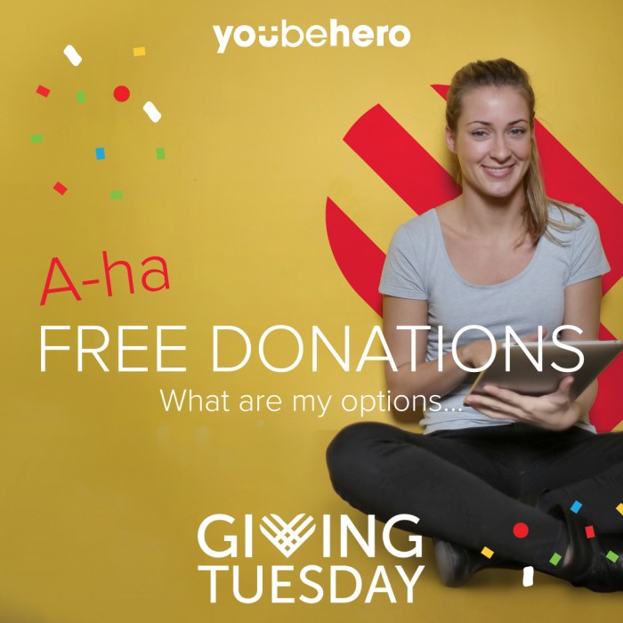 FREE DONATIONS THROUGH YOUBEHERO ELECTRONIC PLATFORM
